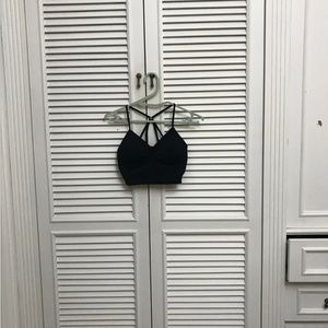 Cute Strappy Bralette Volleyball Sports Bra